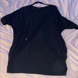 Simple Black T-Shirt Blouse